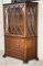 French Art Nouveau Fruitwood Wooden Showcase Vitrine with 4 Drawers, Image 3