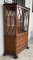 French Art Nouveau Fruitwood Wooden Showcase Vitrine with 4 Drawers, Image 4