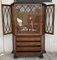 French Art Nouveau Fruitwood Wooden Showcase Vitrine with 4 Drawers 6