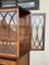 French Art Nouveau Fruitwood Wooden Showcase Vitrine with 4 Drawers 8