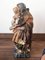 Sainte Anne Sculptée et Peinte Polychrome avec l'Enfant Marie, Espagne, 16ème Siècle 6