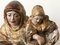 Sainte Anne Sculptée et Peinte Polychrome avec l'Enfant Marie, Espagne, 16ème Siècle 7