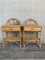 Mid-Century Modern Bamboo & Bentwood Headboard & Nightstands Set, Image 5