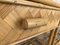 Mid-Century Modern Bamboo & Bentwood Headboard & Nightstands Set 6