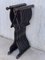 Klappbare Savonarola Stühle aus geschnitztem Nussholz, 19. Jh., 4er Set 12