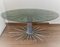 Italian Fume Glass Top Dining Table in the Style of Gastone Rinaldi,1950s, Image 8