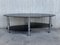 Mid-Century Oval Center Table in Black Glass Tops & Chrome 3