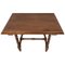 Tavolino barocco con base in legno di noce intagliato, Immagine 1