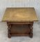19th Spanish Zinc Top Coffe or Center Table with Turned Legs & Lower Tray 5