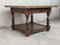 19th Spanish Zinc Top Coffe or Center Table with Turned Legs & Lower Tray 2