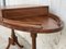 20th Century Regency Style Oval Walnut Chess Game Table with 2 Drawers, Image 10