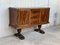 20th Century French Walnut Buffet with 2 Doors & 3 Central Drawers, Image 4