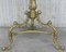 Tavolino dorato in bronzo e ottone con ripiano in marmo rosso, Spagna, Immagine 9