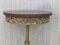 19th Spanish Bronze & Brass Gilted Side Table with Red Marble Top, Image 6