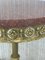 Tavolino dorato in bronzo e ottone con ripiano in marmo rosso, Spagna, Immagine 7