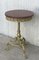 Tavolino dorato in bronzo e ottone con ripiano in marmo rosso, Spagna, Immagine 4