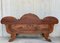 20th Century Spanish Carved Back & Legs Garden Bench or Settee with Curved Arms 10