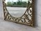 20th Italian Rectangular Brass Foliate Wall or Console Mirror 10