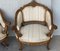 Italienische Rococó Louis XV Fauteuils oder Slipper Stühle, 2er Set 9