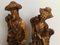 Vintage Chinoiserie Männliches und Weibliches Statuen des Glücks, 2er Set 6