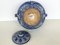 Jarrón o jarrón español de loza esmaltada en azul y blanco, siglo XX, Imagen 6