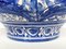 Jarrón o jarrón español de loza esmaltada en azul y blanco, siglo XX, Imagen 10