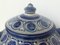 20th Century Spanish Blue & White Painted Glazed Earthenware Urn or Vase, Image 8