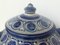 Jarrón o jarrón español de loza esmaltada en azul y blanco, siglo XX, Imagen 8