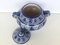 20th Century Spanish Blue & White Painted Glazed Earthenware Urn or Vase, Image 5