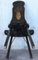 Spanischer Vintage Sgabello Beistellstuhl oder Hocker 11