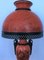 20th Century Red Sang De Boeuf Table Lamps with Ornamental Motifs, Set of 7 7