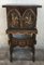 20th Century Carved and Polichromed Cabinet Bar on Stand Varqueno, Spain 3