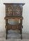 20th Century Carved and Polichromed Cabinet Bar on Stand Varqueno, Spain, Image 4