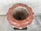Pink Marble Hand-Carved Planter with Serpentine White Inlays, Image 7