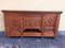 Antiker handgeschnitzter japanischer Schrank oder Sideboard aus Ulmenholz, Meiji, 20. Jh 2