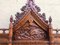 Antiker handgeschnitzter japanischer Schrank oder Sideboard aus Ulmenholz, Meiji, 20. Jh 14