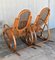 20th Century Bentwood and Reed Seats Rocking Chairs, Set of 2 9