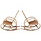 20th Century Bentwood and Reed Seats Rocking Chairs, Set of 2, Image 1
