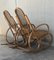 20th Century Bentwood and Reed Seats Rocking Chairs, Set of 2 10