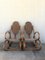 20th Century Bentwood and Reed Seats Rocking Chairs, Set of 2, Image 16