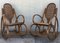 20th Century Bentwood and Reed Seats Rocking Chairs, Set of 2 3