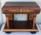 French Empire Marquetry Console Table in Rosewood and Maple, 1830s, Image 5