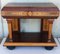 French Empire Marquetry Console Table in Rosewood and Maple, 1830s, Image 4