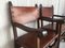 19th Century Spanish Colonial Style Carved Armchairs with Leather, Set of 2 9