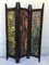 20th Century Arts & Crafts Folding Screen or Room Divider with Handpainted Decoration 2