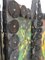 20th Century Arts & Crafts Folding Screen or Room Divider with Handpainted Decoration, Image 9