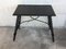 19th Spanish Baroque Side Table with Iron Stretcher and Carved Top in Walnut 4