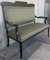 20th Black French Sofa and Two Armchairs, Set of 3, Image 4