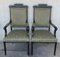 20th Black French Sofa and Two Armchairs, Set of 3, Image 7