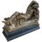 Tuscan Neoclassical Style Bronze Sculpture of Relaxed Woman, Italy 1